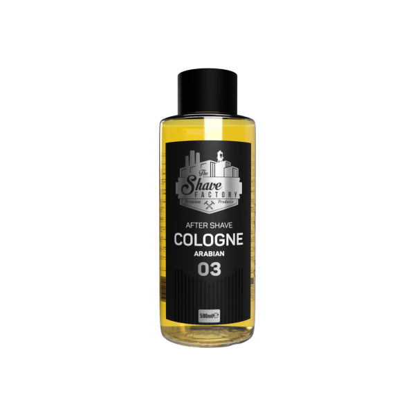 The Shave Factory After Shave Cologne 500ml (Glass Edition)
