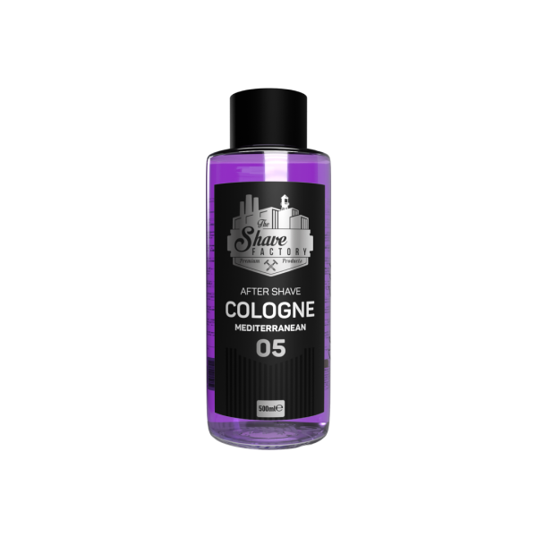 The Shave Factory After Shave Cologne 500ml (Glass Edition)