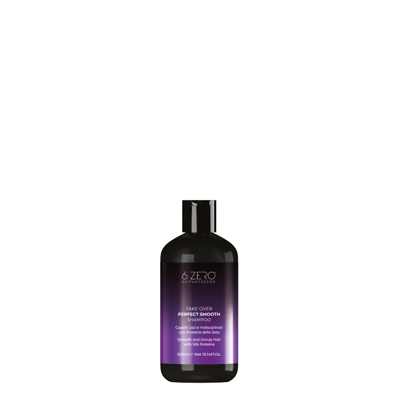6.Zero TAKE OVER – PERFECT SMOOTH Shampoo for straight and unruly hair 300ml