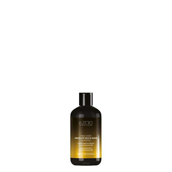 6.Zero TAKE OVER – ABSOLUTE RICH & SHINE Shampoo for dry and dull hair 300ml