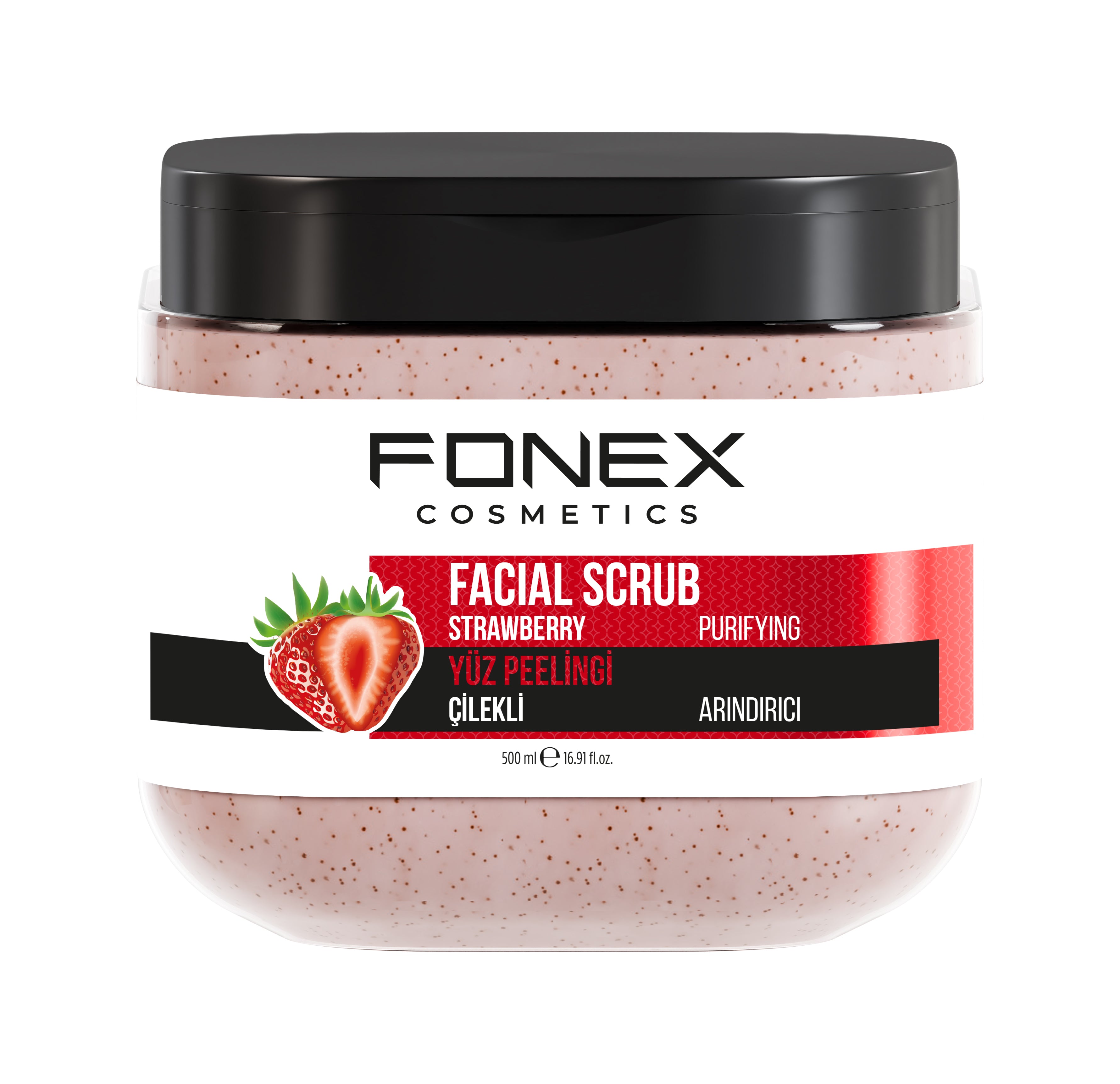 Fonex Facial Scrub Strawberry - 500ml