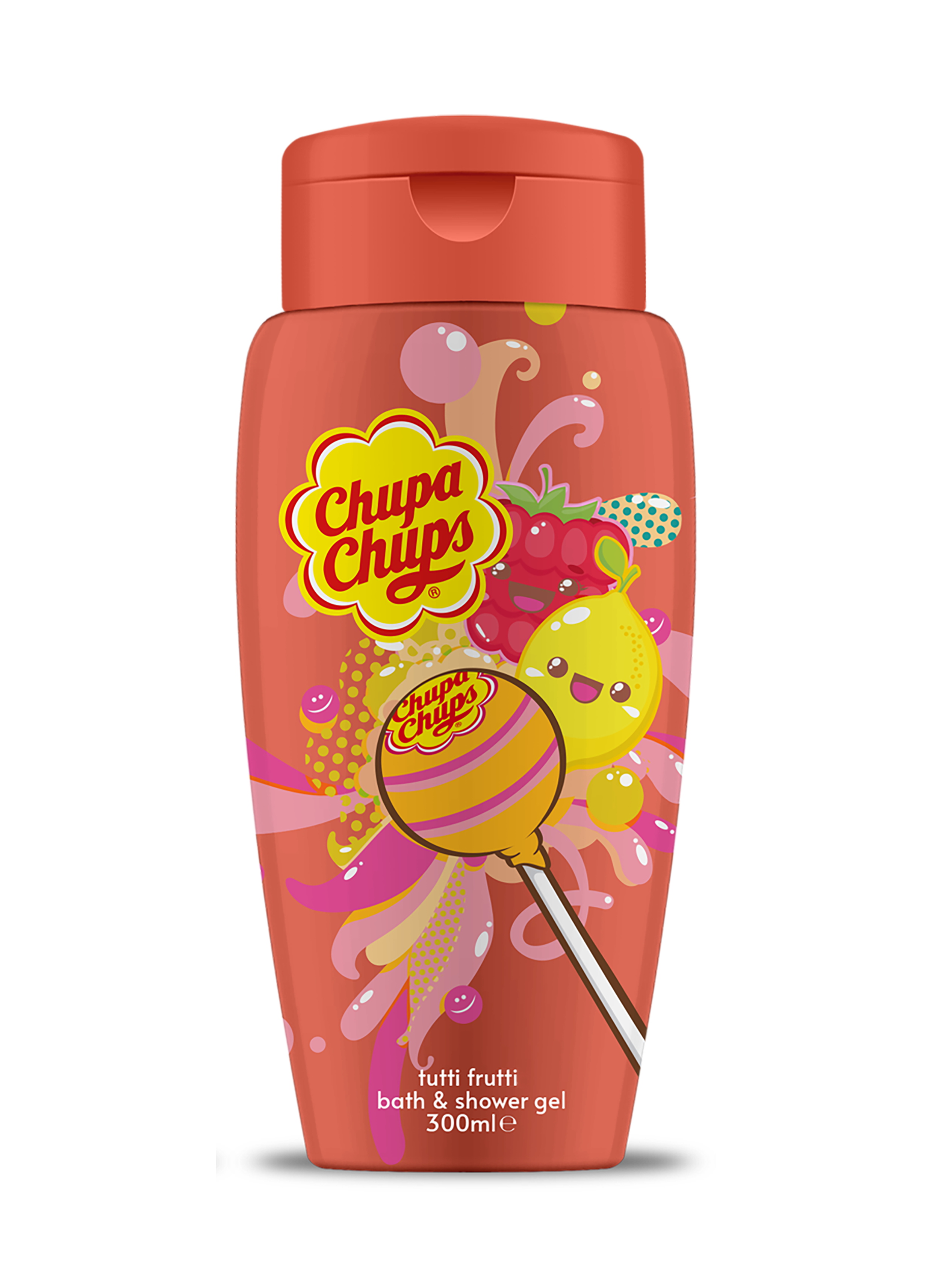Chupa Chups Bath & Shower Gel – Tutti Frutti (Straight Bottle)