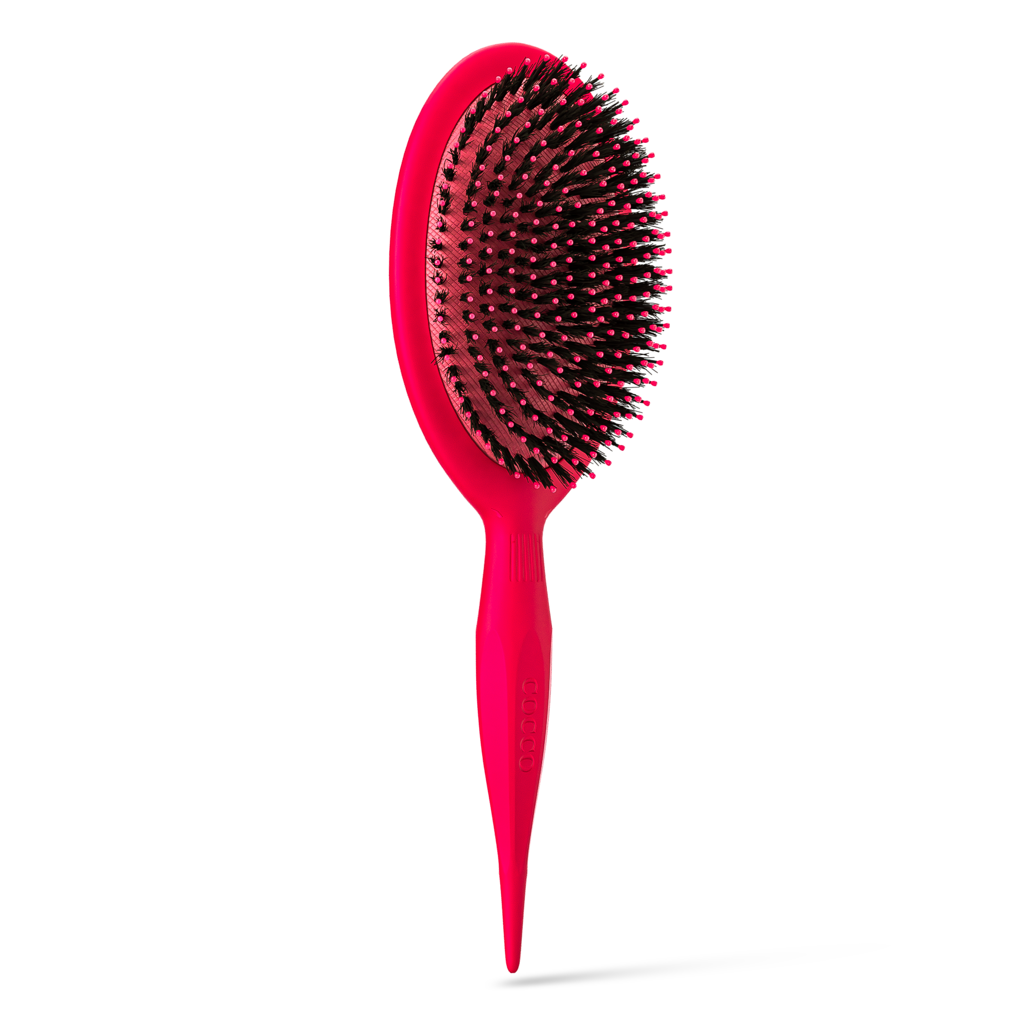 Pink paddle brush angled