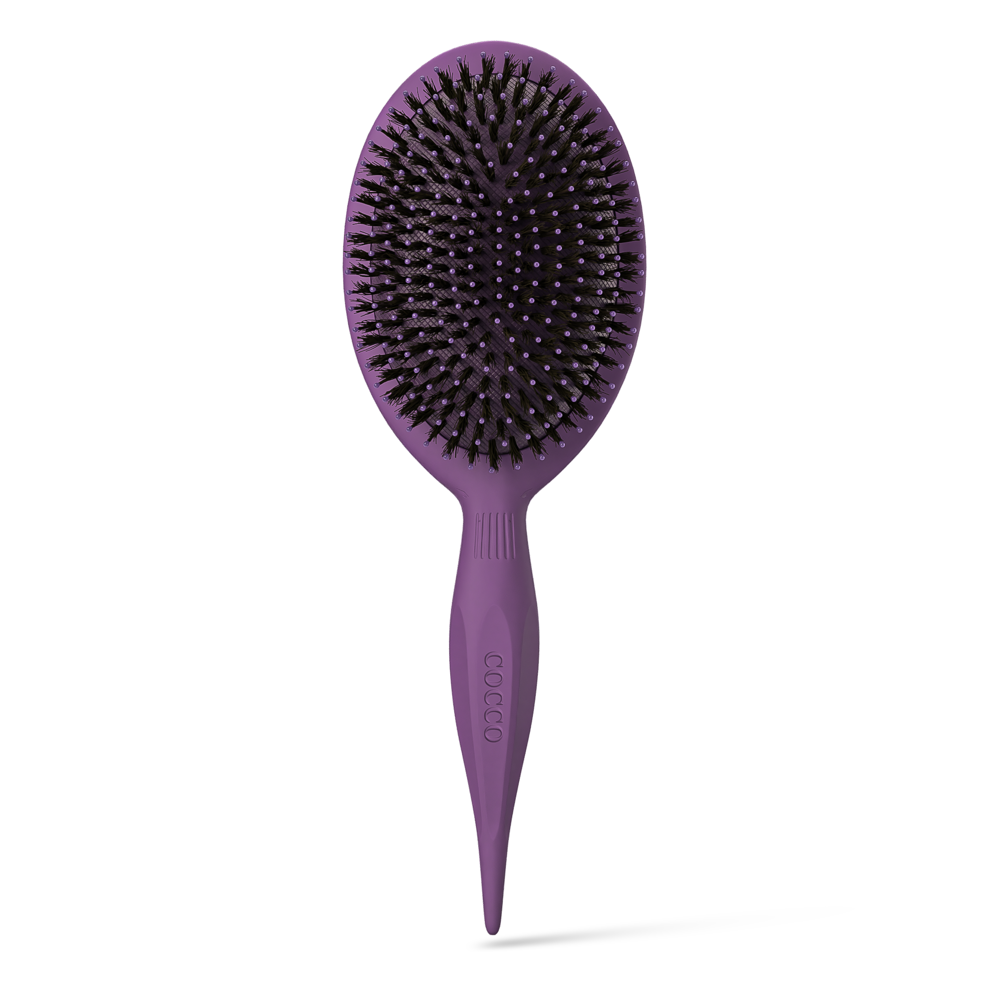 Purple paddle brush