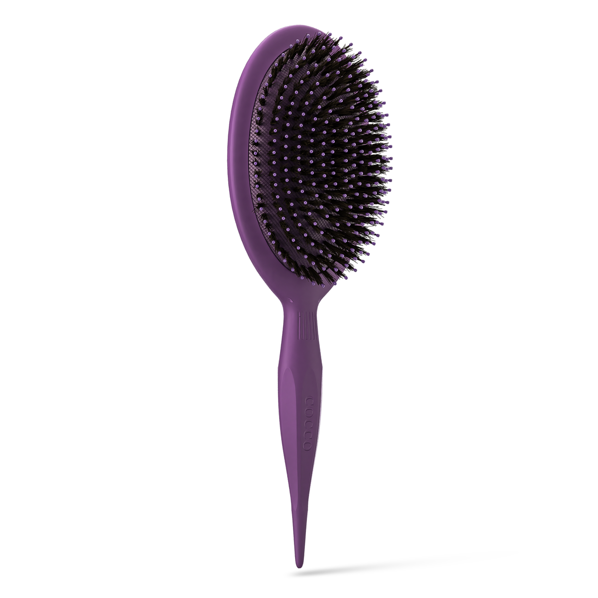 Purple paddle brush angled