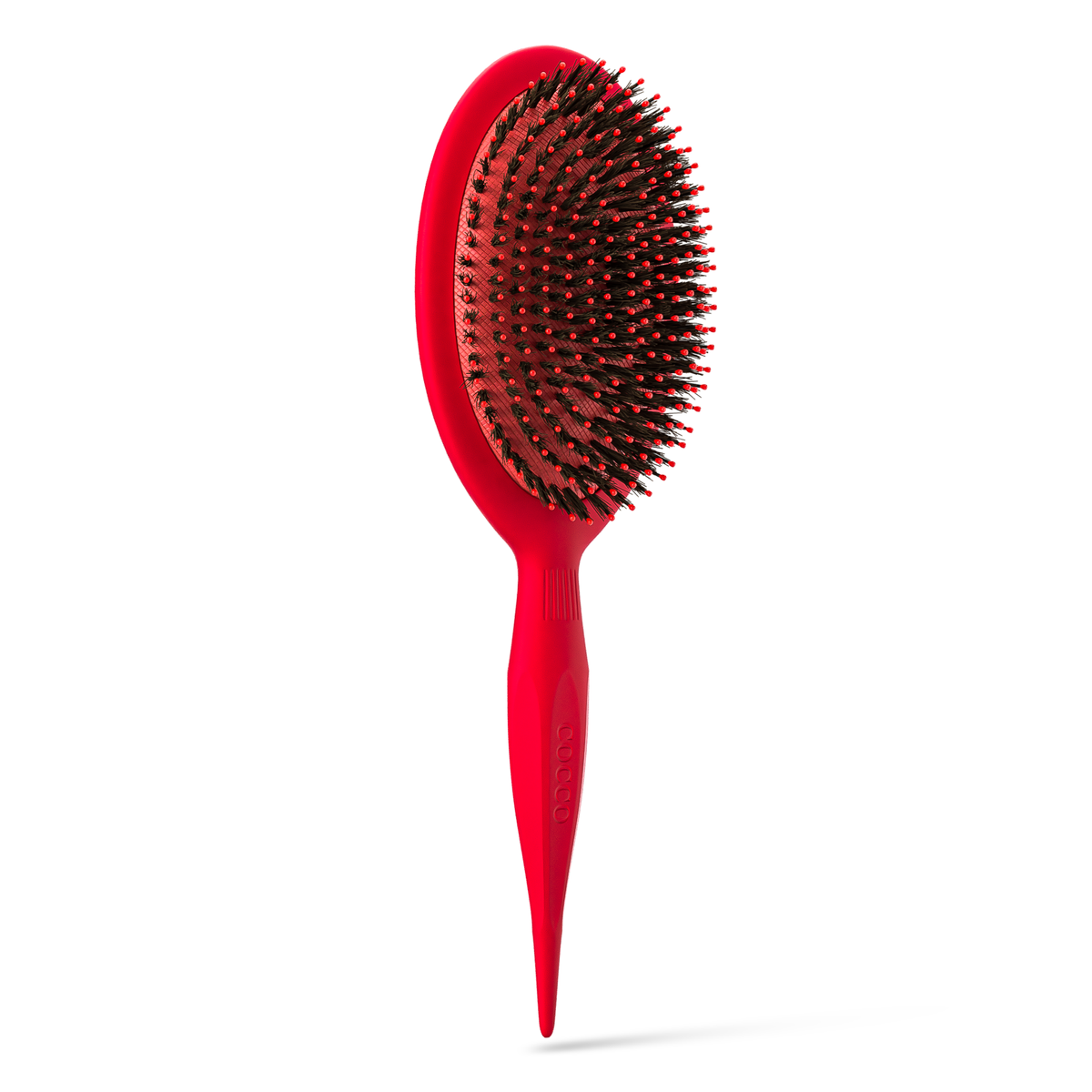 Red paddle brush angled