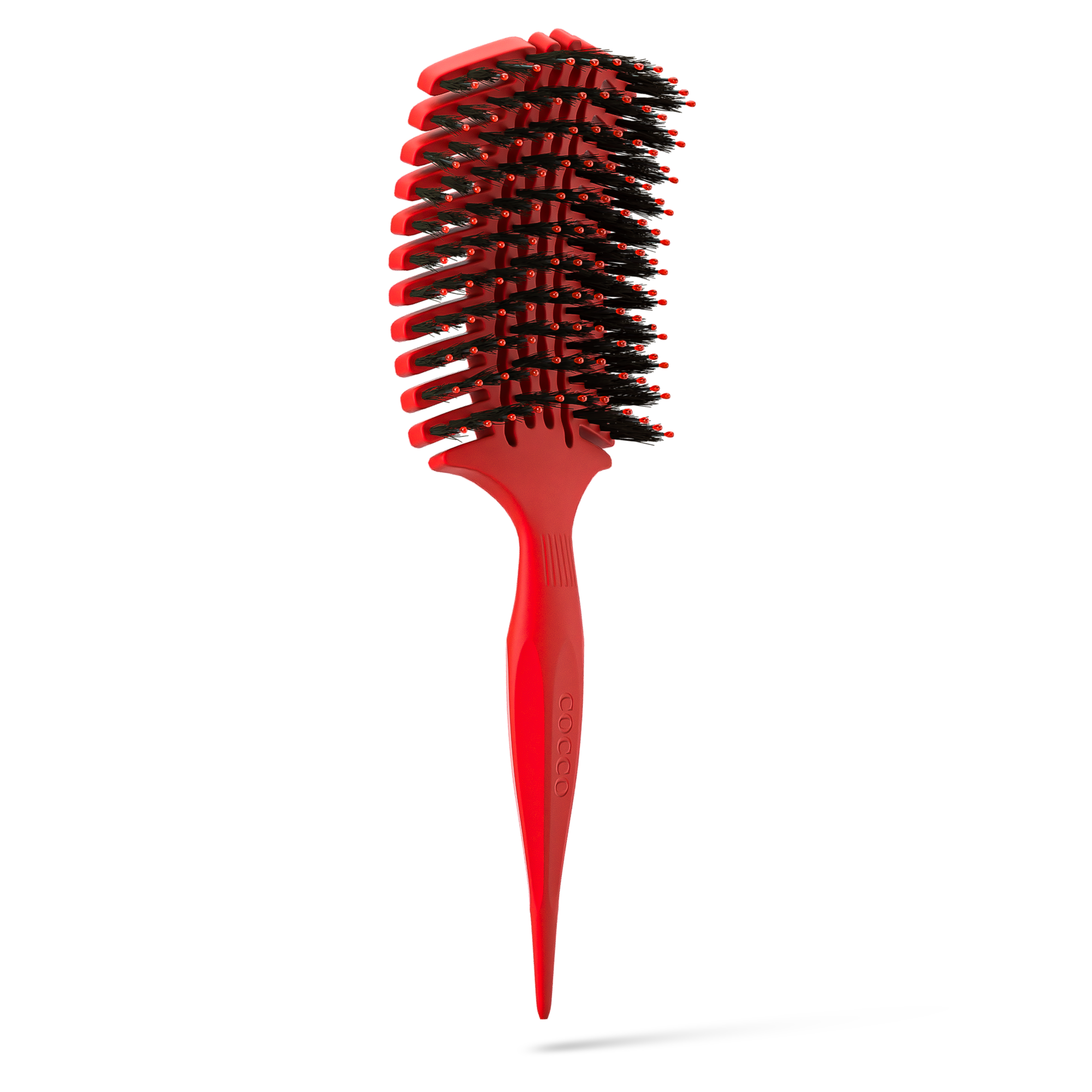 Red vent brush angled