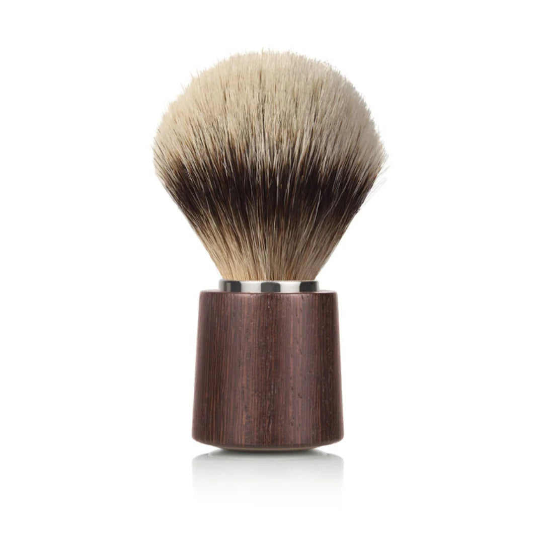 Sphaera Wengé Wood Shaving Set with Silvertip Brush & Cartridge Razor