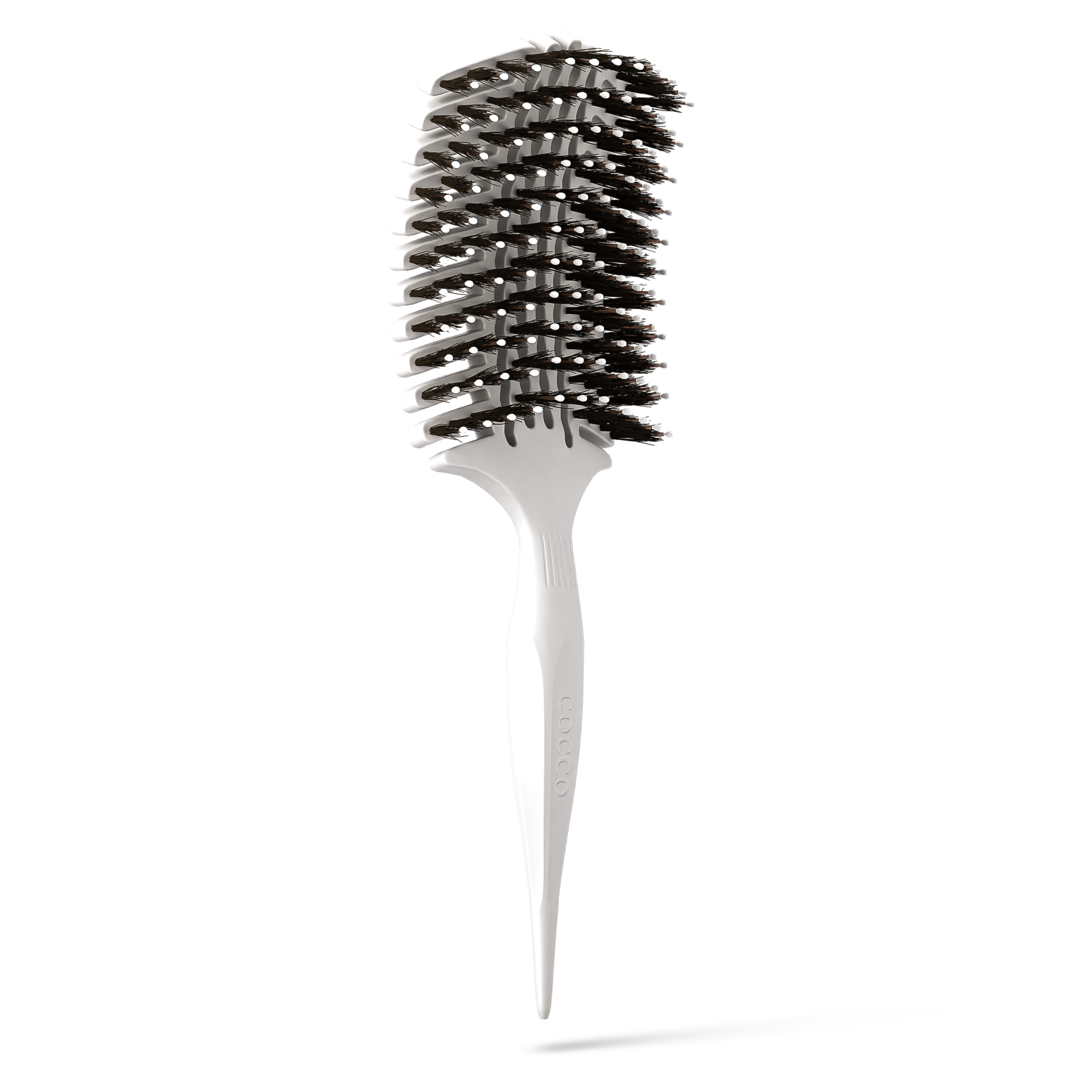 White vent brush angled