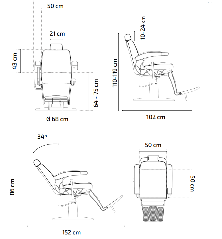 Barber Chair Style HB