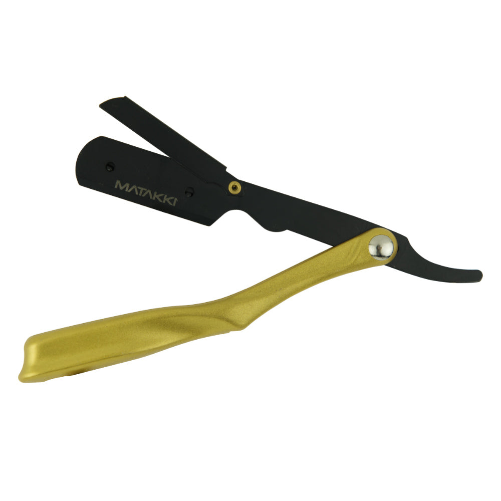 Matakki - Gold Shavette Shaving Razor