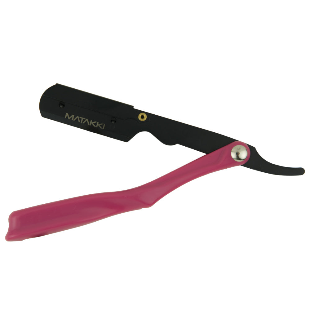 Matakki - Pink Shavette Shaving Razor