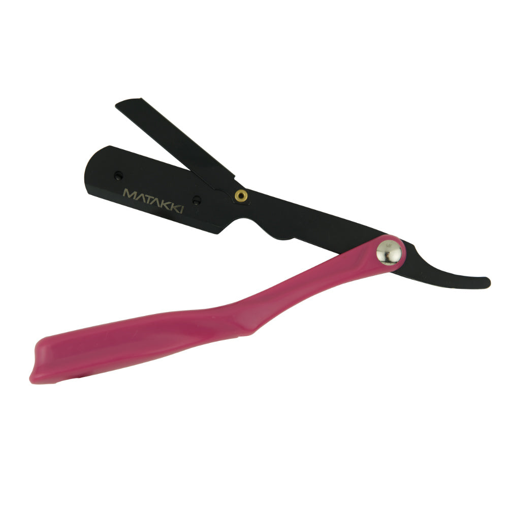 Matakki - Pink Shavette Shaving Razor