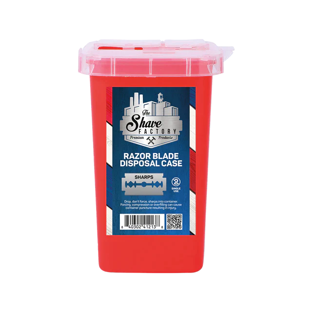 The Shave Factory Razor Blade Disposal Case