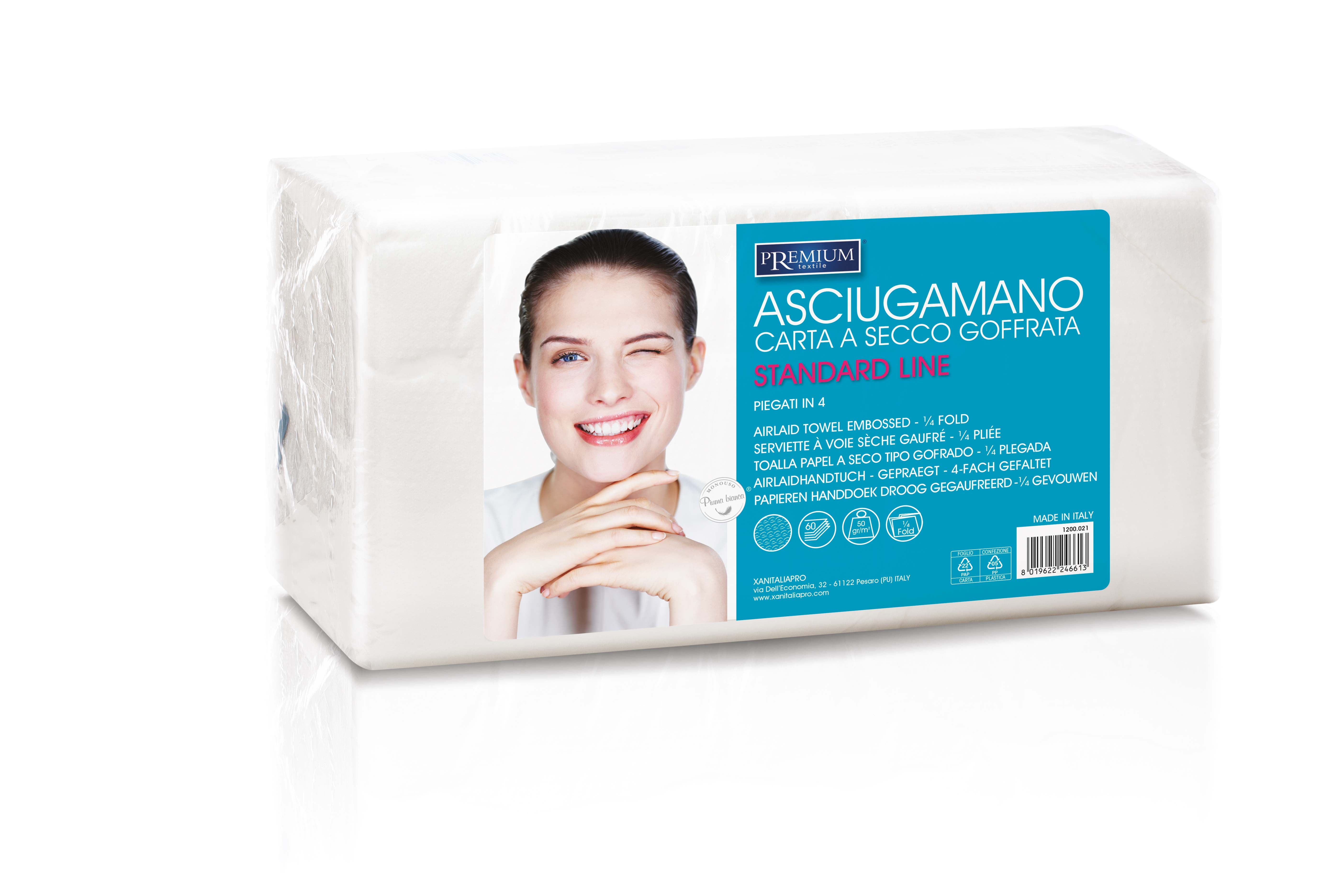 Dry Paper Towel Double S-Fold Polybag 60 Pcs 40x70