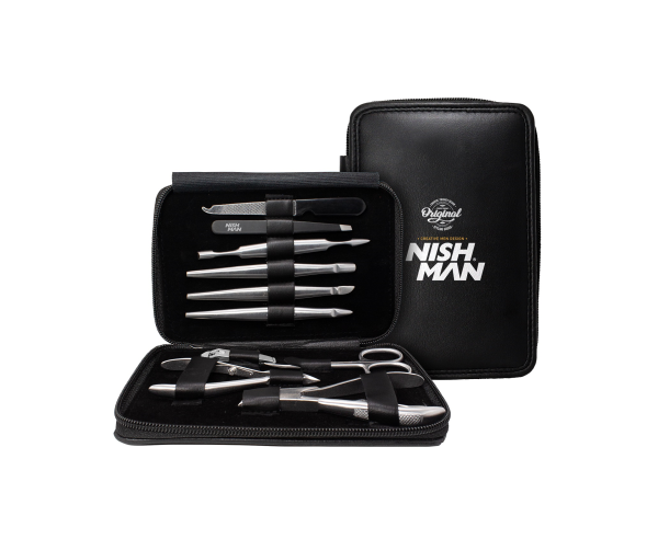 NishMan Manicure Set Silver