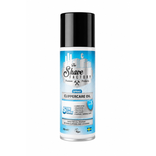 The Shave Factory Clippercare Oil Spray 5 in 1