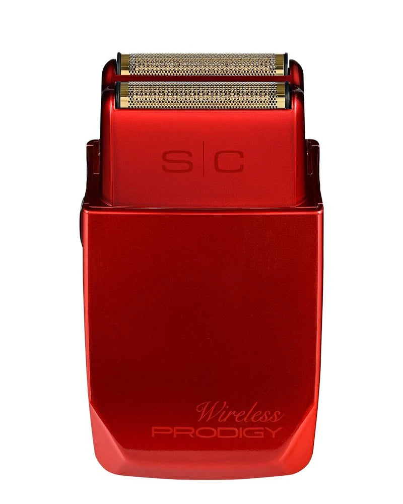 StyleCraft Prodigy Cordless Foil Shaver - Shiny Metallic Red