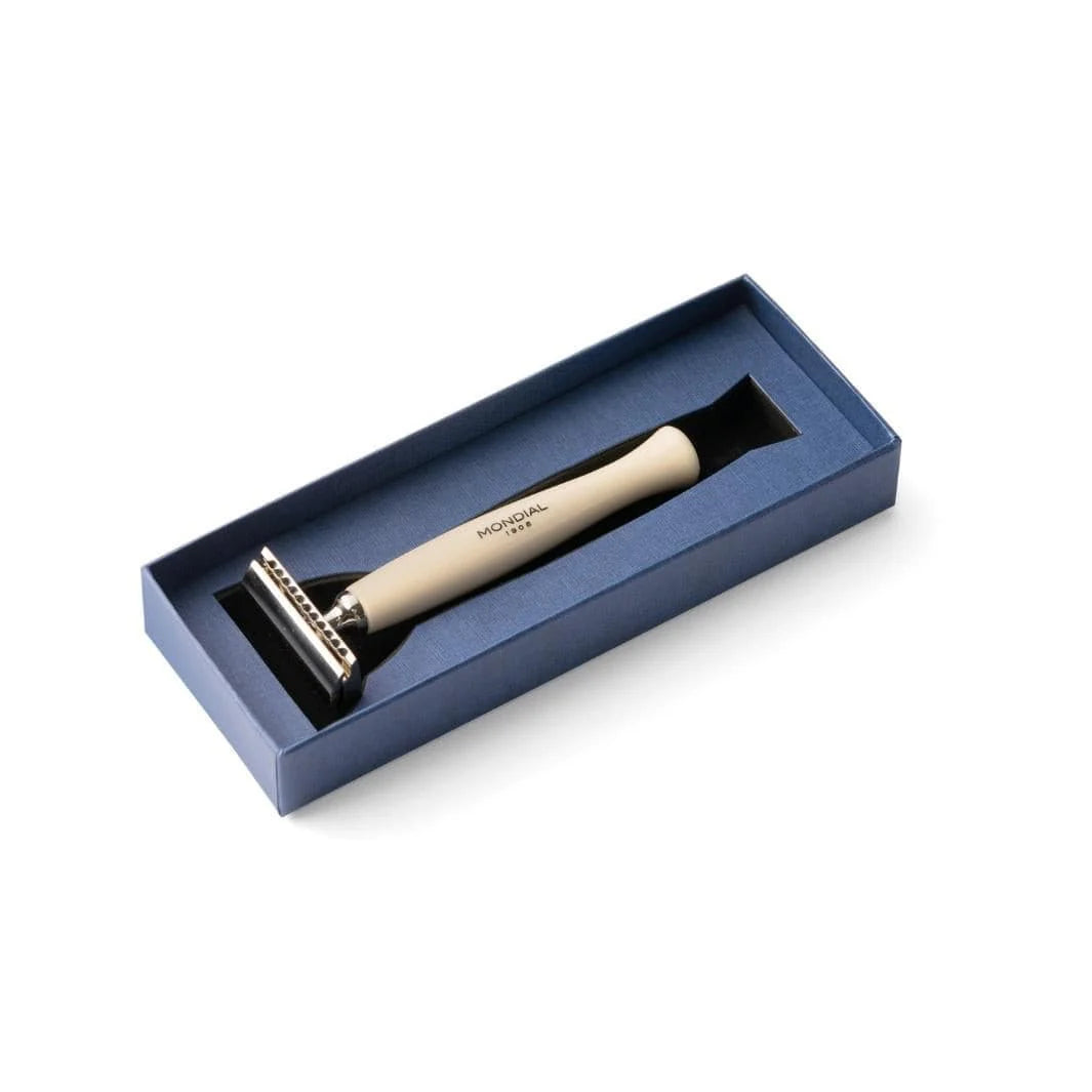 Baylis Safety Razor with Handle in Ivory Resin
