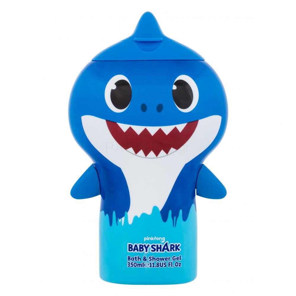 Baby Shark Shower & Bath Gel for Children – 350ml (Blue)