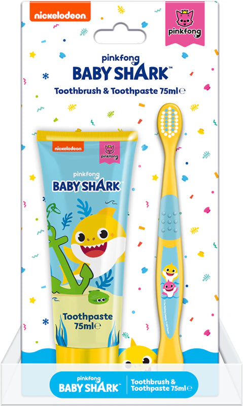Baby Shark Toothbrush & Toothpaste 75ml