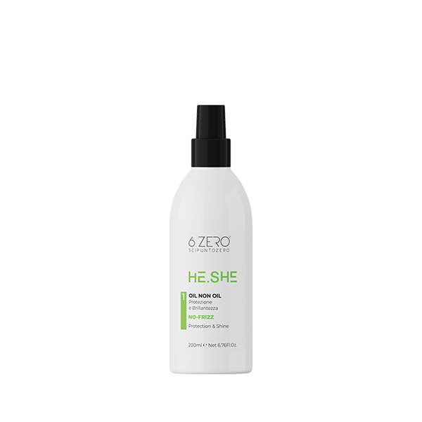 6.Zero HE.SHE – OIL NON OIL Anti-frizz protection and shine oil