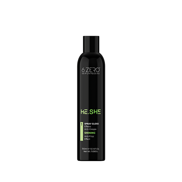 6.Zero HE.SHE Anti-frizz effect spray gloss
