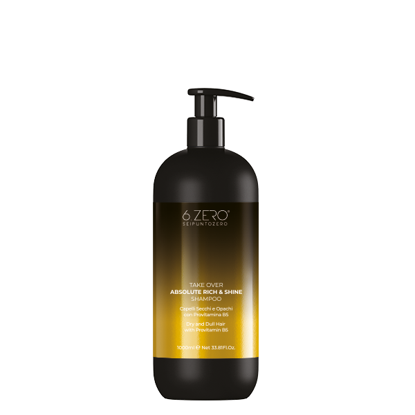 6.Zero TAKE OVER – ABSOLUTE RICH & SHINE Shampoo for dry and dull hair 1000ml