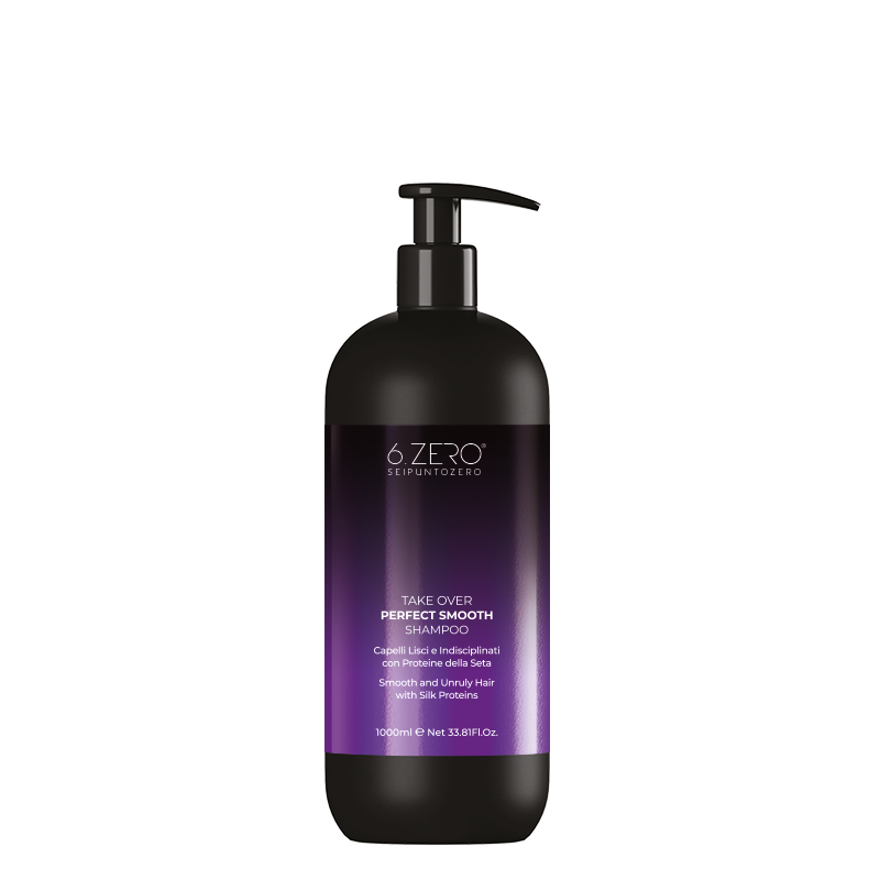 6.Zero TAKE OVER – PERFECT SMOOTH Shampoo for straight and unruly hair 1000ml
