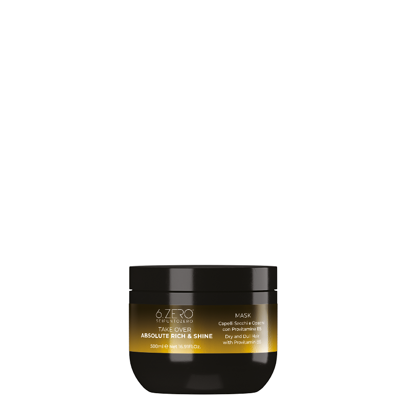 6.Zero TAKE OVER – ABSOLUTE RICH & SHINE Mask for dry and dull hair