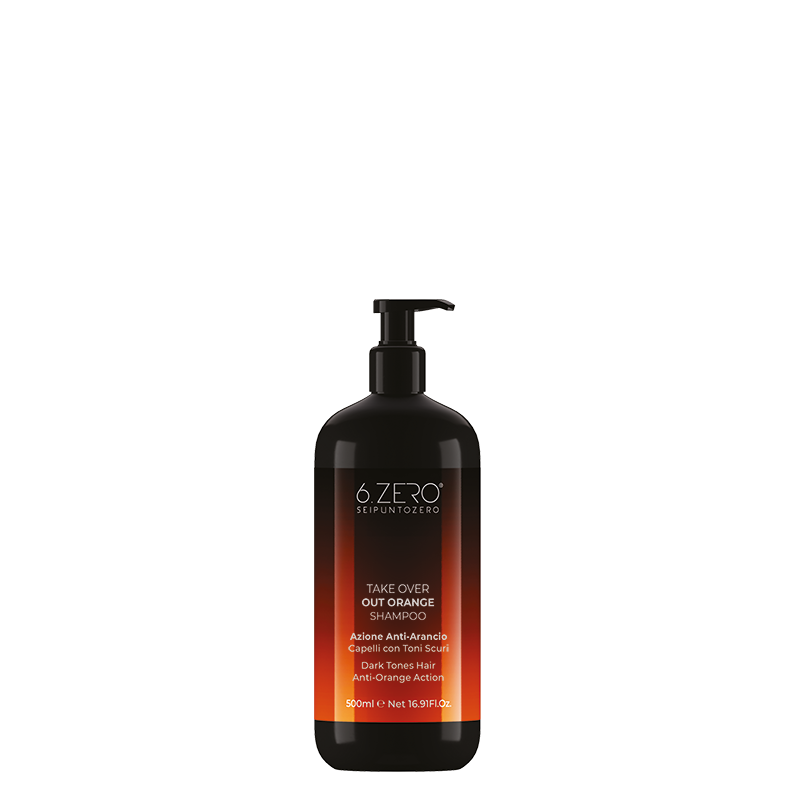 6.Zero TAKE OVER – OUT ORANGE Anti-orange shampoo for dark hair